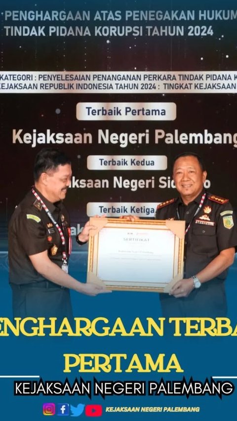 Kejati Sumsel dan Kejari Palembang
