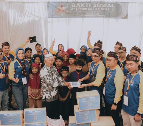 Angkatan 603 Kejaksaan RI Gelar Bakti Sosial di Kabupaten Sumedang, salah satunya di panti asuhan.