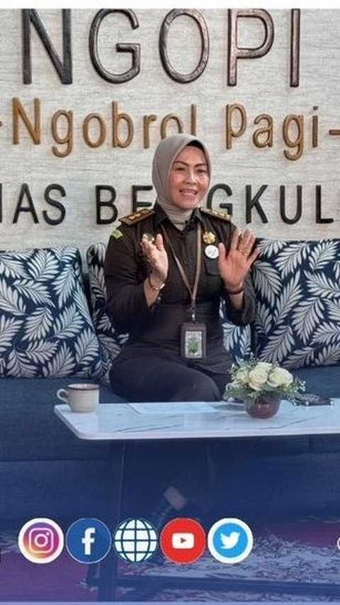 Kepala Kejaksaan Tinggi Bengkulu, Ristianti Andriani.