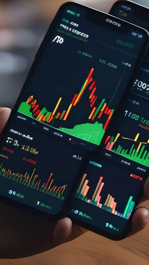 Ilustrasi perdagangan Kripto. (Foto By AI)