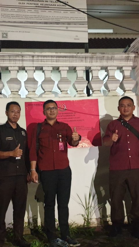 Jaksa Eksekutor Lakukan Sita Eksekusi Aset Milik Terpidana Perkara PT Duta Palma Group