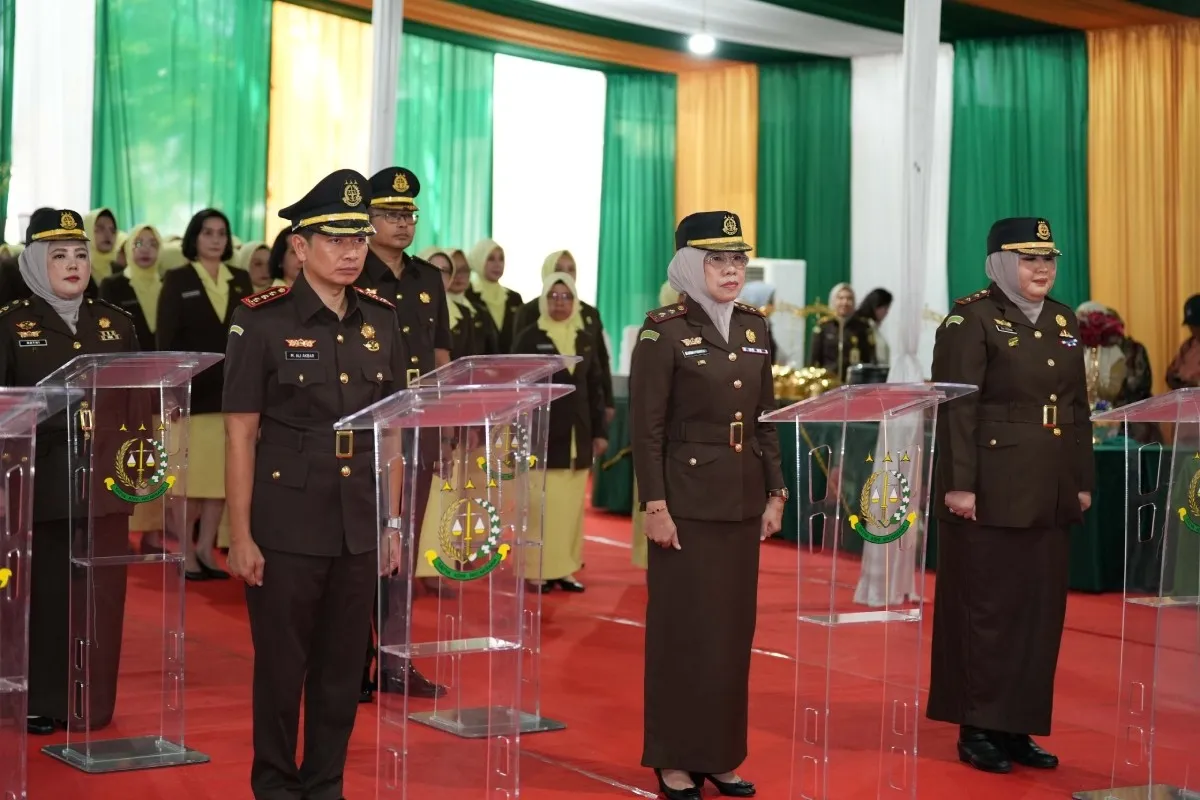 Kajati Sumatera Selatan, Dr Ketut Sumedana melantik pejabat eselon II dan III di wilayah hukum Sumsel