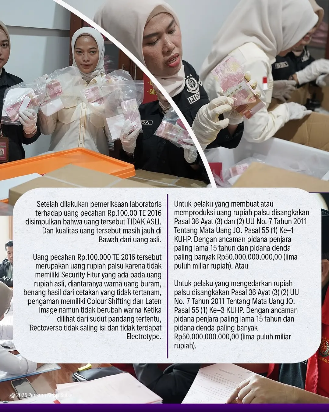 Segera Masuk Pengadilan, Kejari Gowa Periksa 11 Tersangka dan Barang Bukti Uang Rupiah Palsu