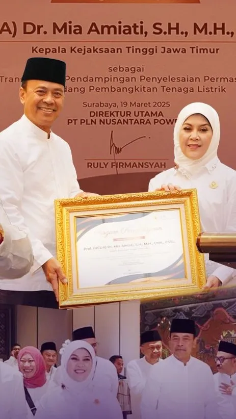 Kajati Jatim Peroleh Penghargaan Sebagai Akselerator  Transformasi Pendampingan Penyelesaian Permasalahan Hukum