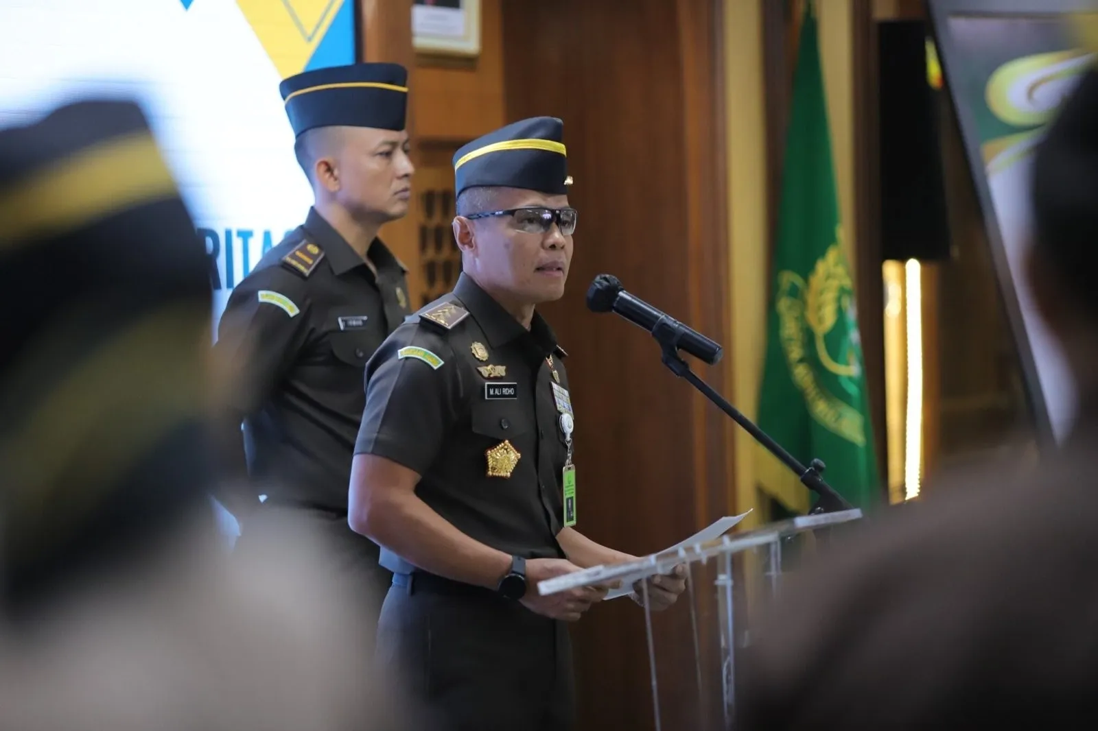Jaksa Agung Muda Pidana Militer (JAM-Pidmil) Mayjen TNI Dr. M. Ali Ridho canangakan WBK dan WBBM di LIngkungan JAM PIDMIL Kejaksaan RI pada Senin, 24 Maret 2025