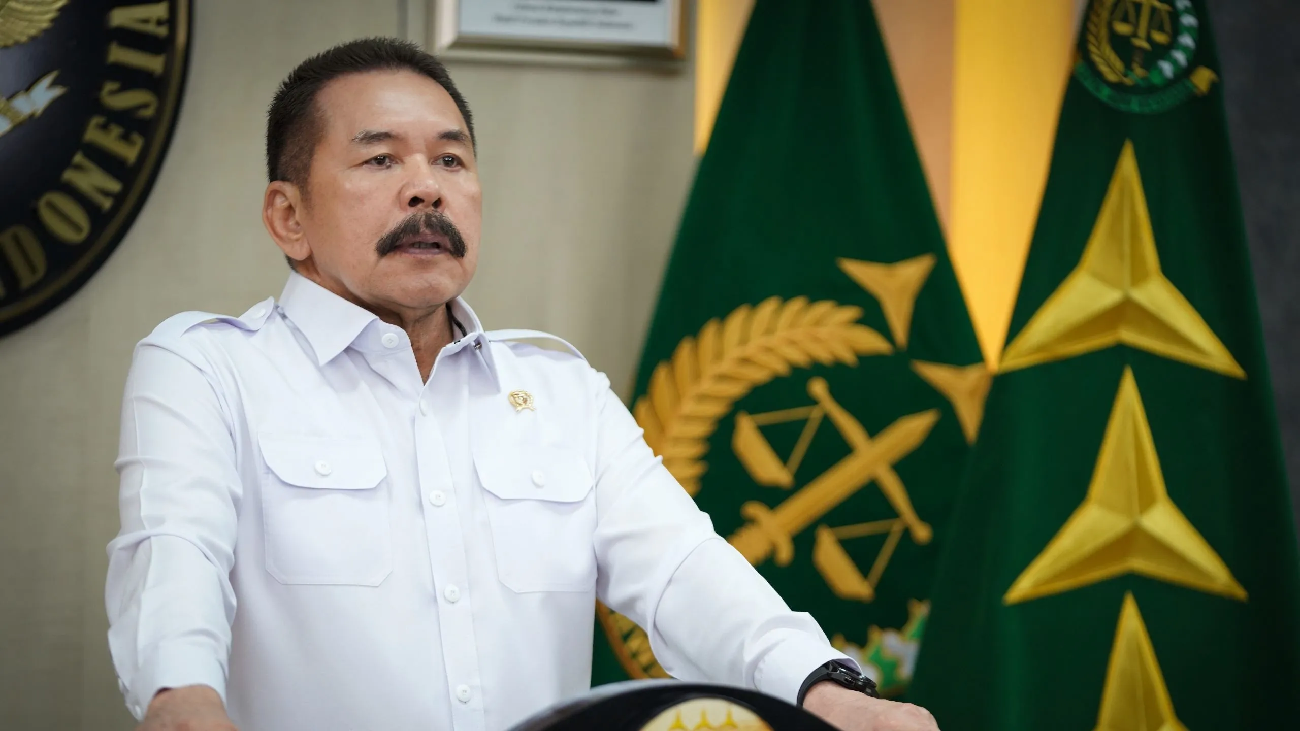 Jaksa Agung RI, ST Burhanuddin menggelar Kunjungan Kerja Virtual pada Selasa, 15 April 2025