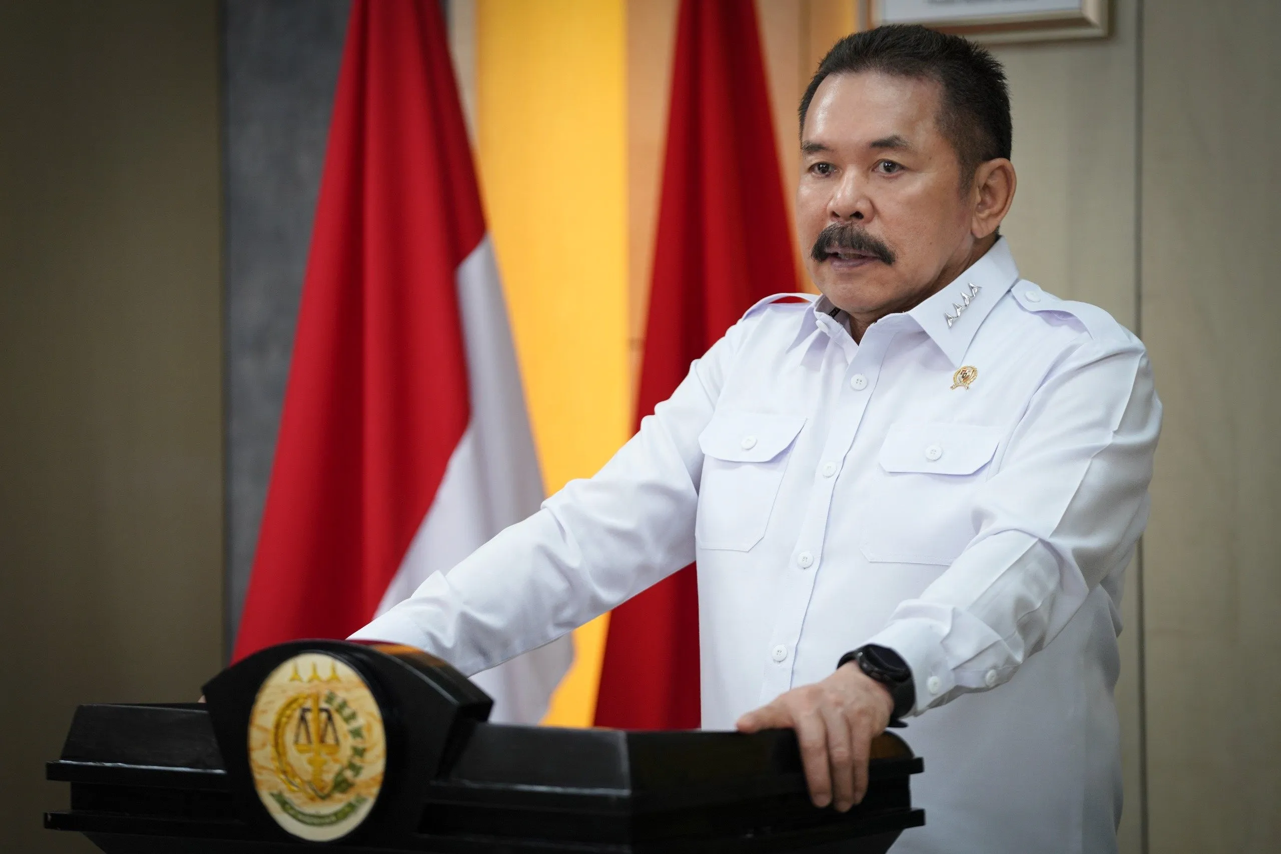 Jaksa Agung RI, ST Burhanuddin menggelar Kunjungan Kerja Virtual pada Selasa, 15 April 2025
