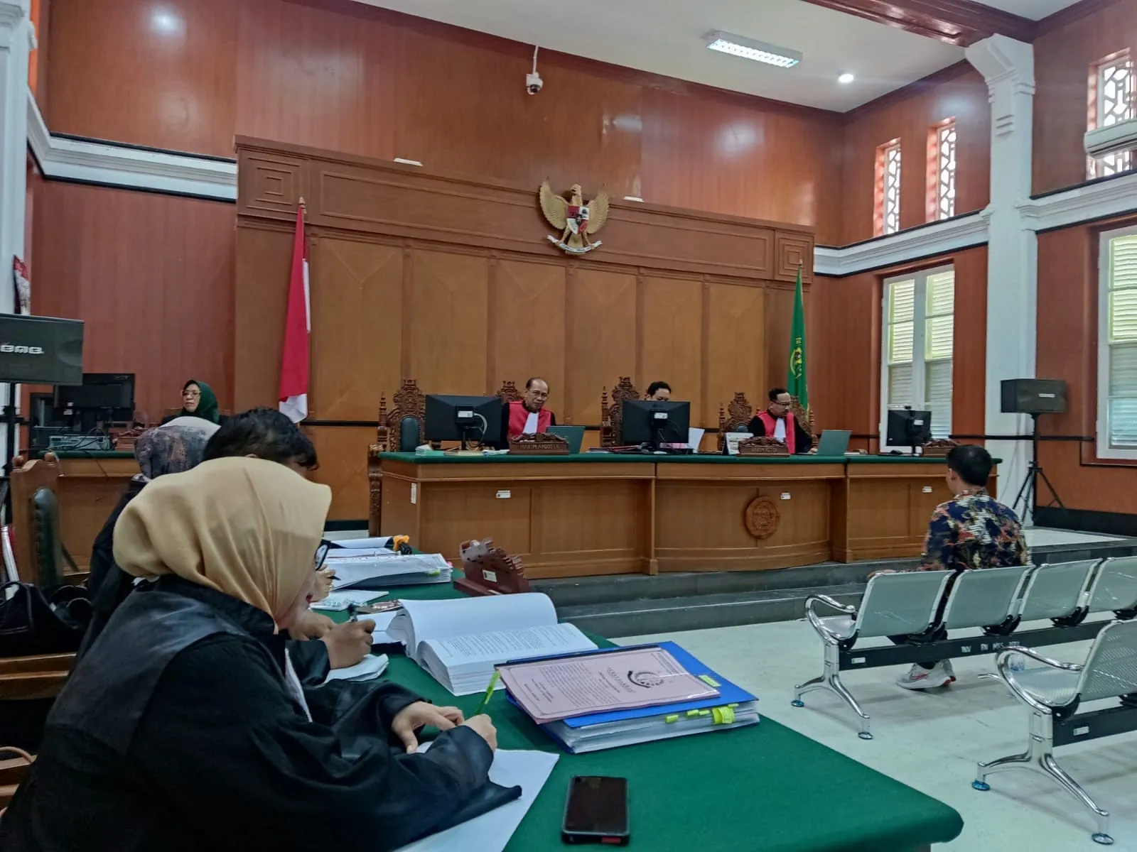 Pengadilan Negeri Makassar menggelar sidang pemeriksaan saksi atas kasus korupsi Proyek Pembangunan Perpipaan Air Limbah Kota Makassar Zona Barat Laut
