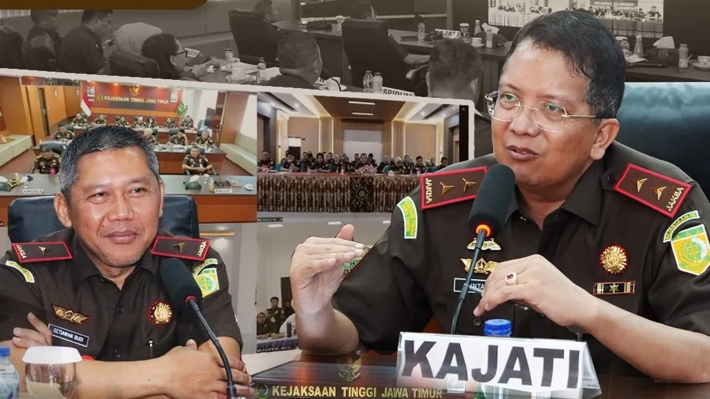 Kajati Jatim baru, Dr Kuntadi menggelar tatap muka perdana dengan seluruh Kajari dan jajaran Kejaksaan se-Jatim.