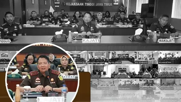 Kajati Jatim baru, Dr Kuntadi menggelar tatap muka perdana dengan seluruh Kajari dan jajaran Kejaksaan se-Jatim.
