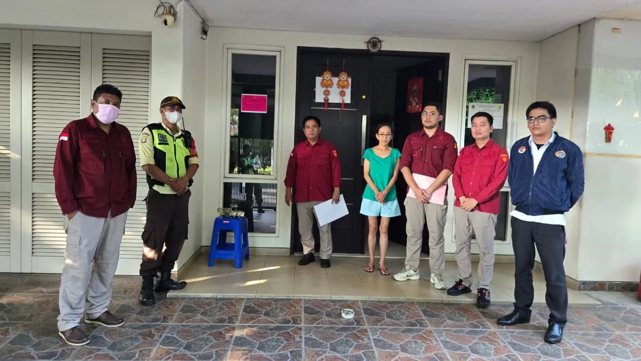 Kejari Jakpus dan Direktorat UHLBEE JAM PIDSUS Sita Rumah Milik Terpidana Tony Budiman