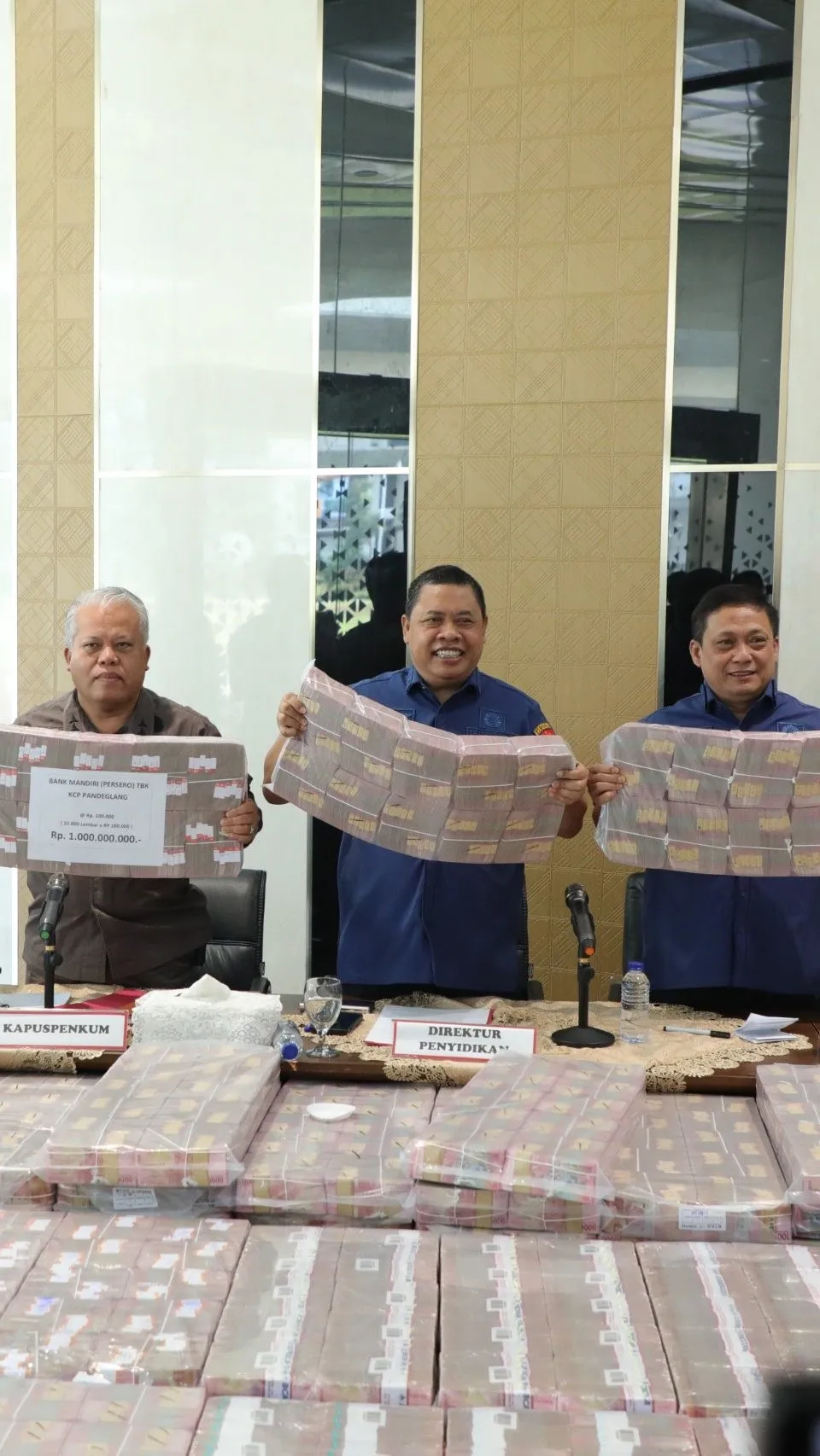Kejaksaan Agung menyita uang Rp479 miliar terkait dugaan kasus TPPU PT Duta Palma
