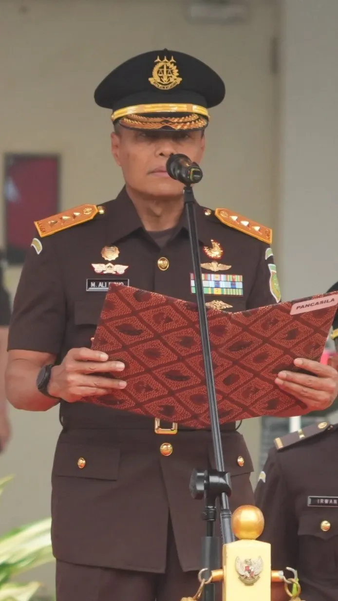 Jaksa Agung Muda Pidana Militer (JAM-Pidmil), Mayjen TNI M Ali Ridho menjadi Inspektur Upacara Peringatan Hari Lahir Pancasila