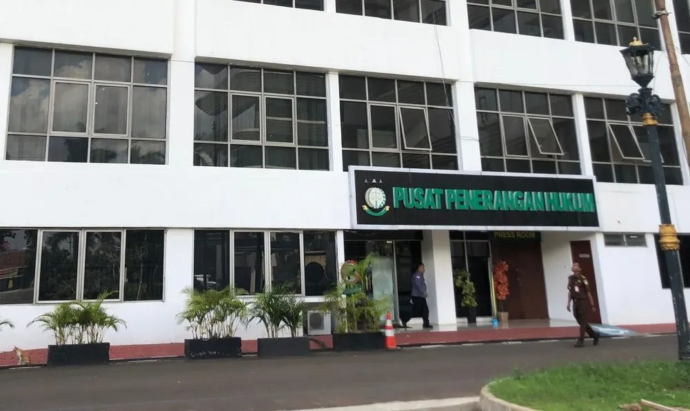 Gedung Puspenkum Kejaksaan RI di areal perkantoran Kejaksaan Agung RI, Jakarta