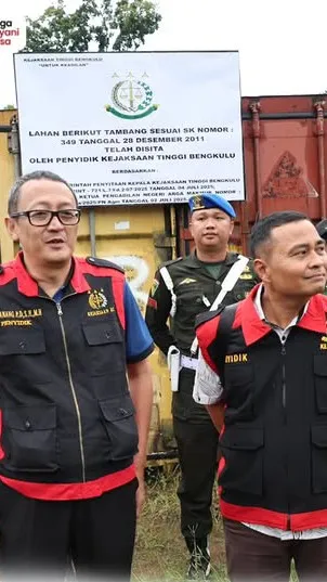 Penyidik Pidsus Kejati Bengkulu Sita Lahan Pertambangan PT RSM