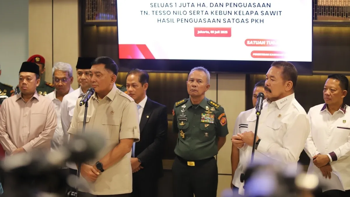 Satgas PKH menguasai kembali kawasan hutan seluas 2 juta Ha di berbagai wilayah di Indonesia