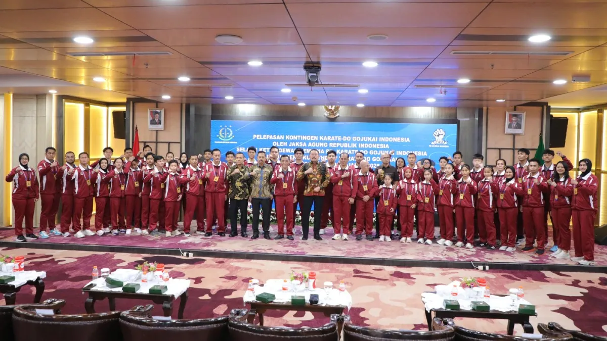 Lepas Kontingan Karate-Do Gojukai Indonesia ke Global Championships Japan 2025, Jaksa Agung: 