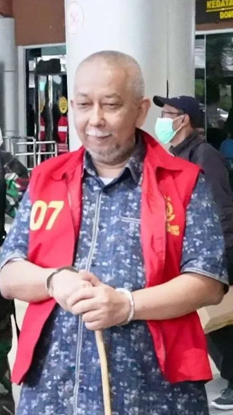 Tersangka PB jalani pemindahan penahanan ke Rutan Klas 1 Palembang