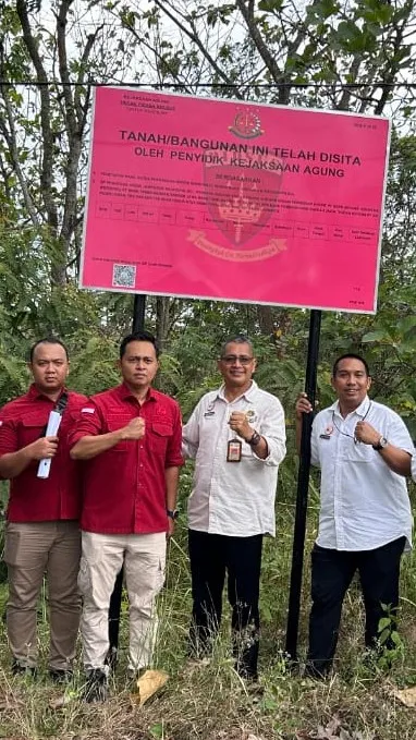 Aset tanah milik Tersangak ISL yang disita tim penyidik Kejagung