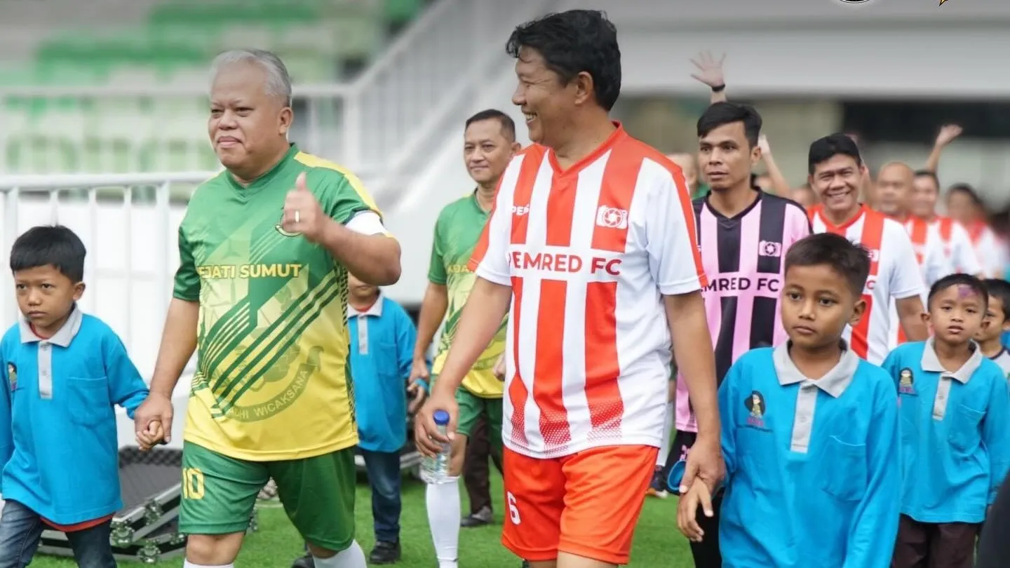 Kejati Sumut Jaga Silaturahmi dengan Media Lewat Pertandingan Sepakbola Persahabatan, Kajati Cetak 1 Gol!