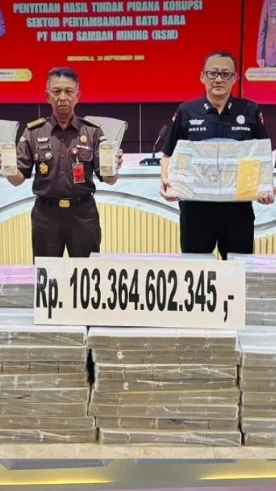 Kejati Bengkulu Sita Uang Rp103,36 Miliar dari Perkara Korupsi Tambang