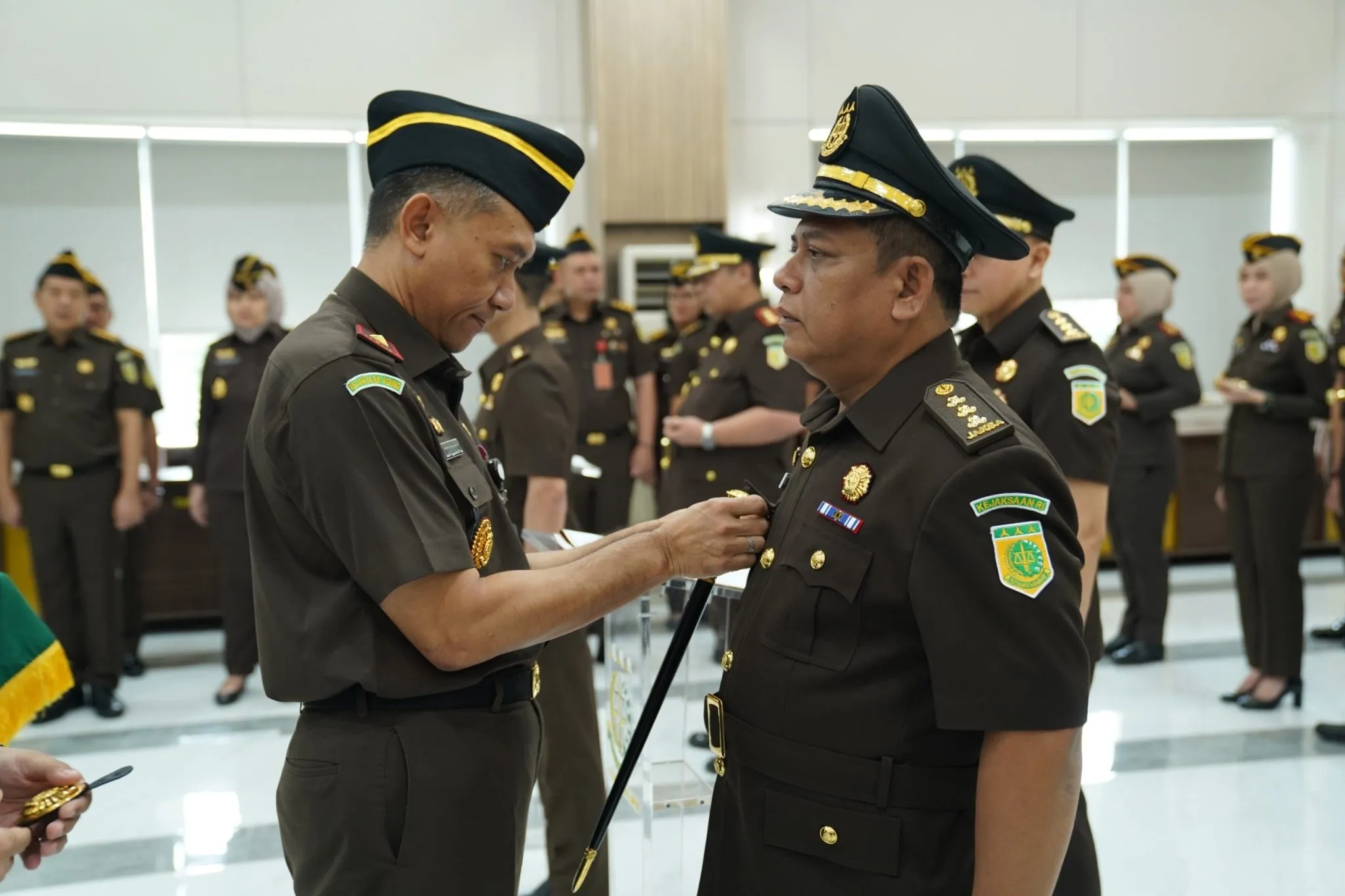 Kejati Lampung dan Kejati Jatim Lantik Para Pejabat Eselon III