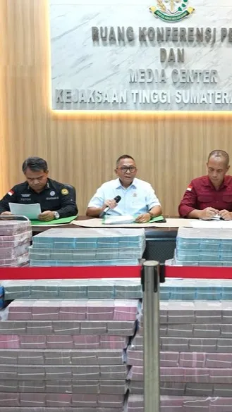 Kejati Sumsel menggelar konferensi pers terkait penanganan perkara korupsi KUR