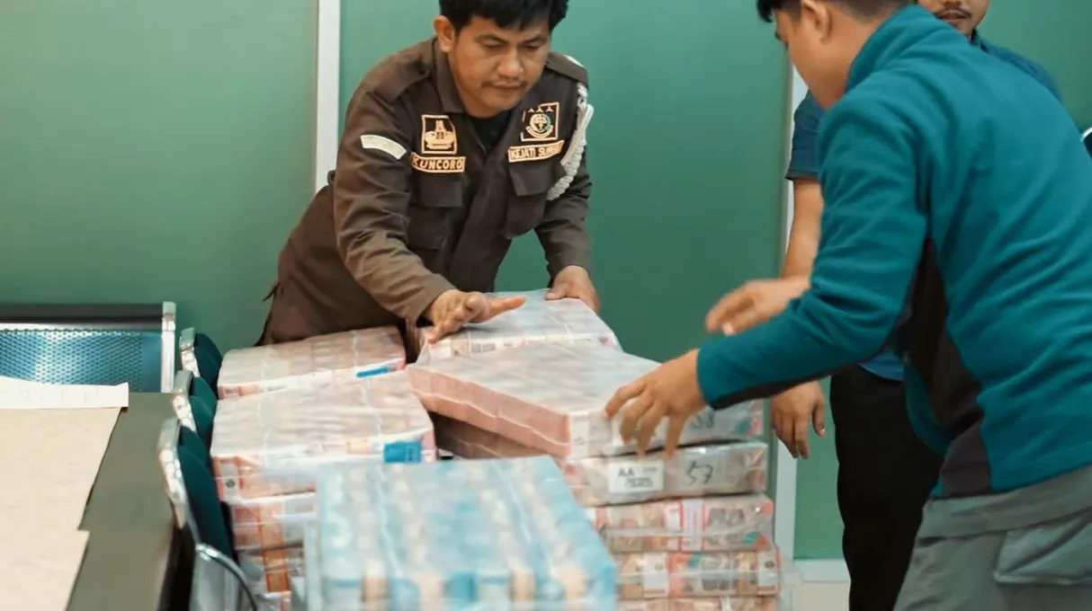Kejati Sumsel menggelar konferensi pers terkait penanganan perkara korupsi KUR
