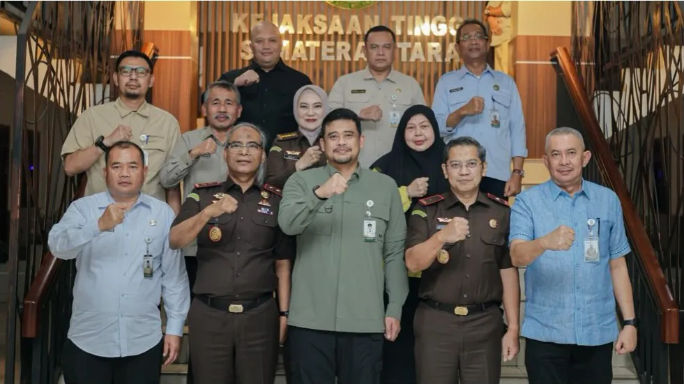 Terima Kunjungan Gubernur Bobby Nasution, Kejati Sumut dan Pemprov Perkuat Sinergi Pembangunan Tahun 2027