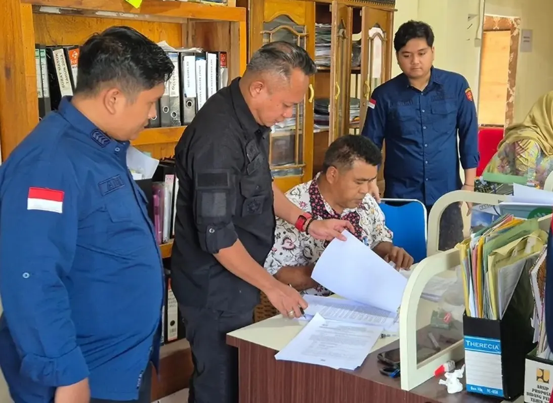 Kajari Kepahiang pimpin penggeledahan Kantor Dinas PUPR terkait penyidikan perkara pembangunan SPALD-S