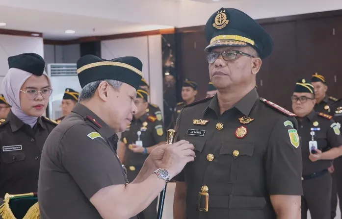 Kajati Sumsel Lantik Kajari Palopo, Tekankan 5 Tugas Utama yang Harus Diselesaikan