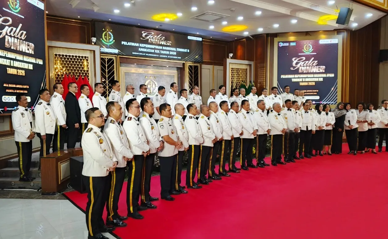 Kabadiklat Kejaksaan RI menghadiri Malam Gala Dinner peserta Pelatihan Kepemimpinan Nasional (PKN) Tingkat II Angkatan XIX Tahun 2026