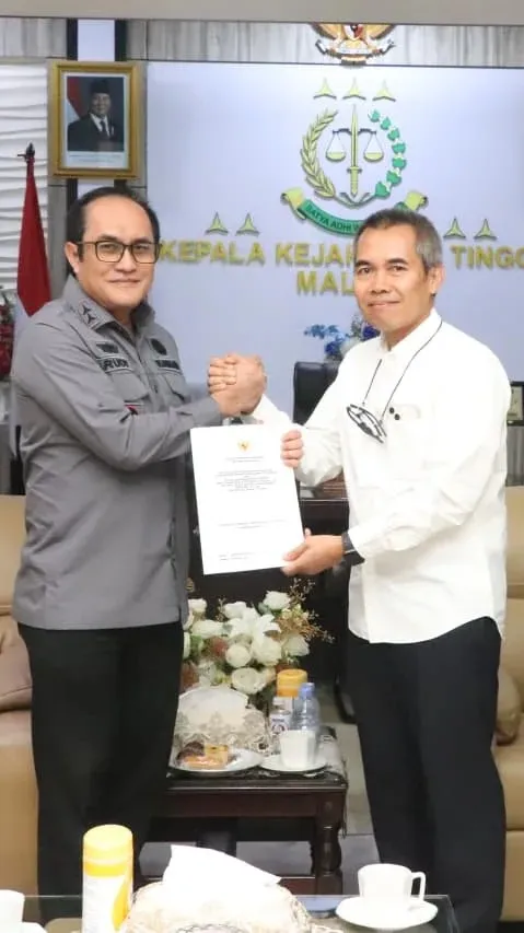 Kajati Maluku Rudy Irmawan, S.H., M.H., Menerima LAHPKN dari BPK