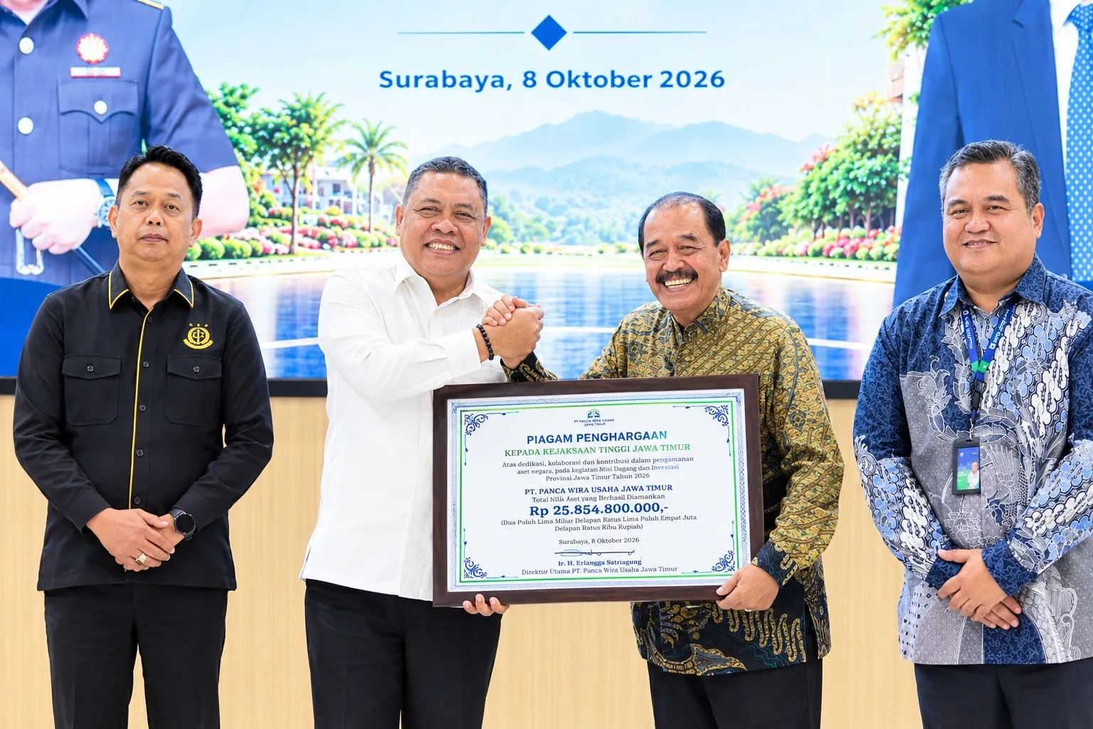 Selesai dalam 3 Bulan, Kejati Jatim Pulihkan Aset Tanah PT PWU Senilai Rp25,85 Miliar