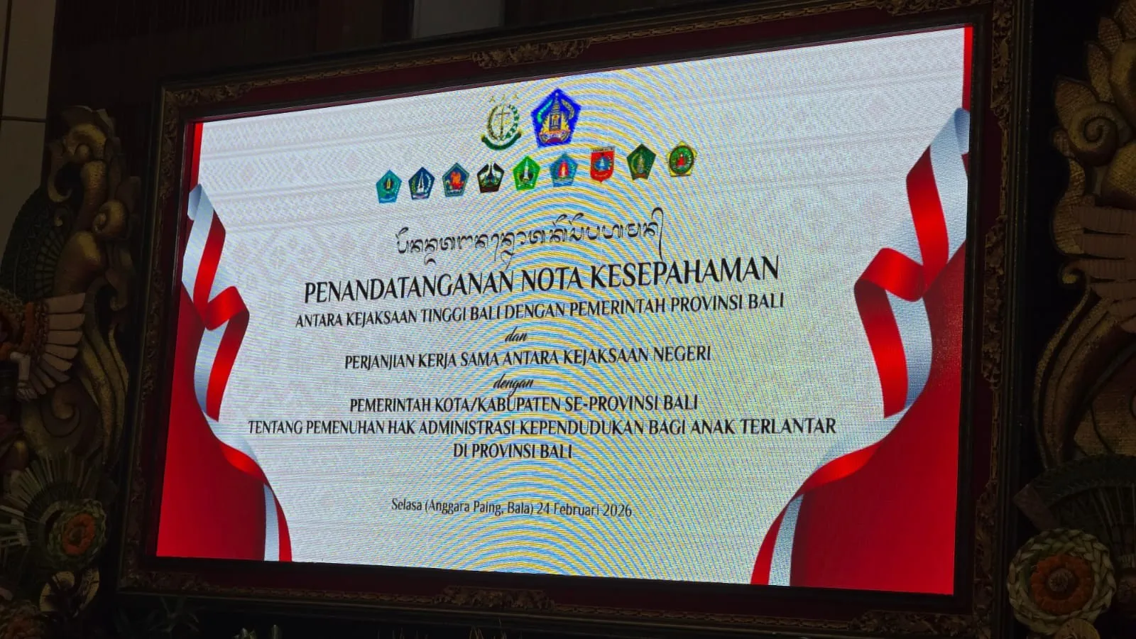 Wujudkan Asta Cita, Jamdatun Kawal Kolaborasi  Kejati dan Pemprov Bali dalam Pemenuhan Hak Administrasi Anak Terlantar
