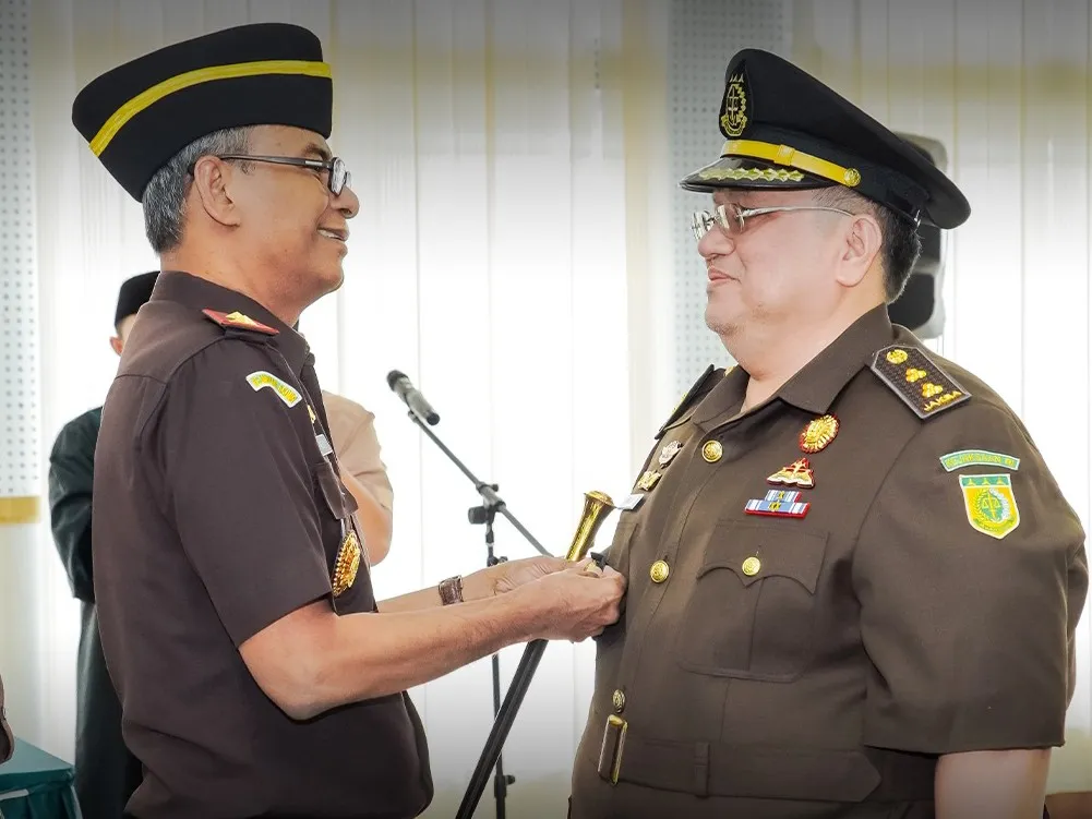 Kajati Sumbar melantik Musa, S.H., M.H. sebagai asisten pengawasan Kejati Sumbar
