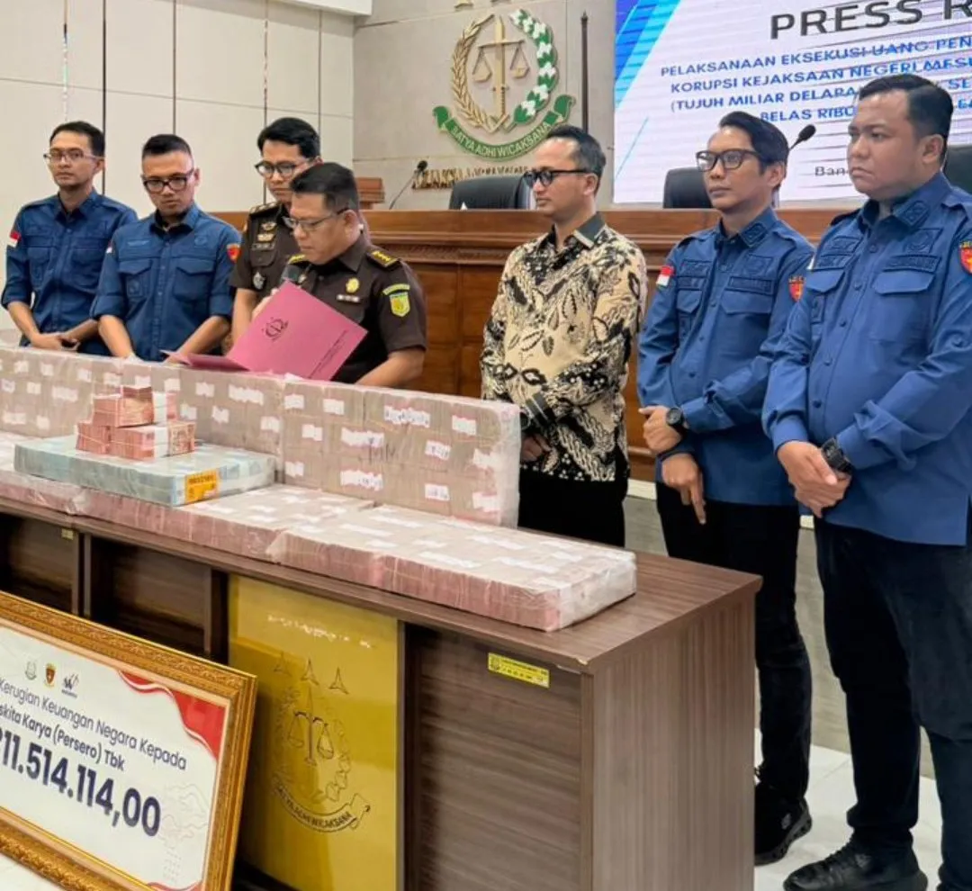 Pulihkan Keuangan Negara, Kejaksaan Eksekusi Uang Pengganti Rp7,8 Miliar dalam Perkara Korupsi Tol Terpeka