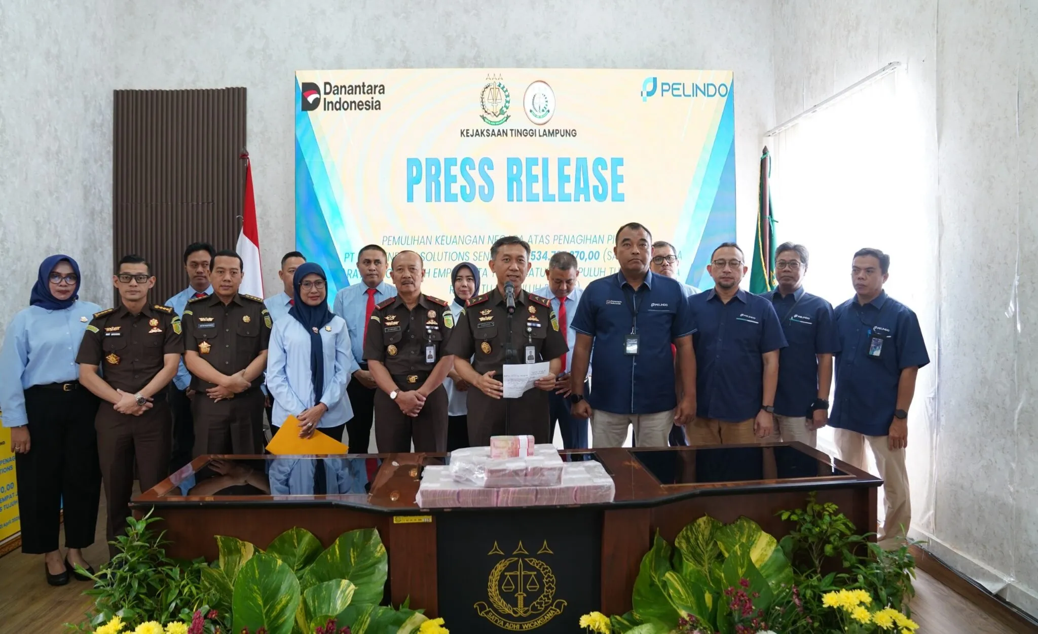 Datun Kejati Lampung Pulihkan Keuangan Negara Rp1,53 Miliar