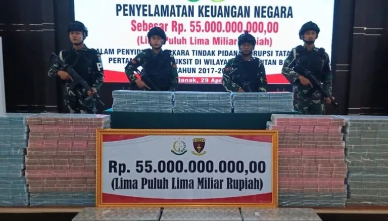 Kejati Kalbar Selamatkan Uang Rp55 Miliar dari Pengembangan Perkara Dugaan Korupsi Pertambangan Bauksit