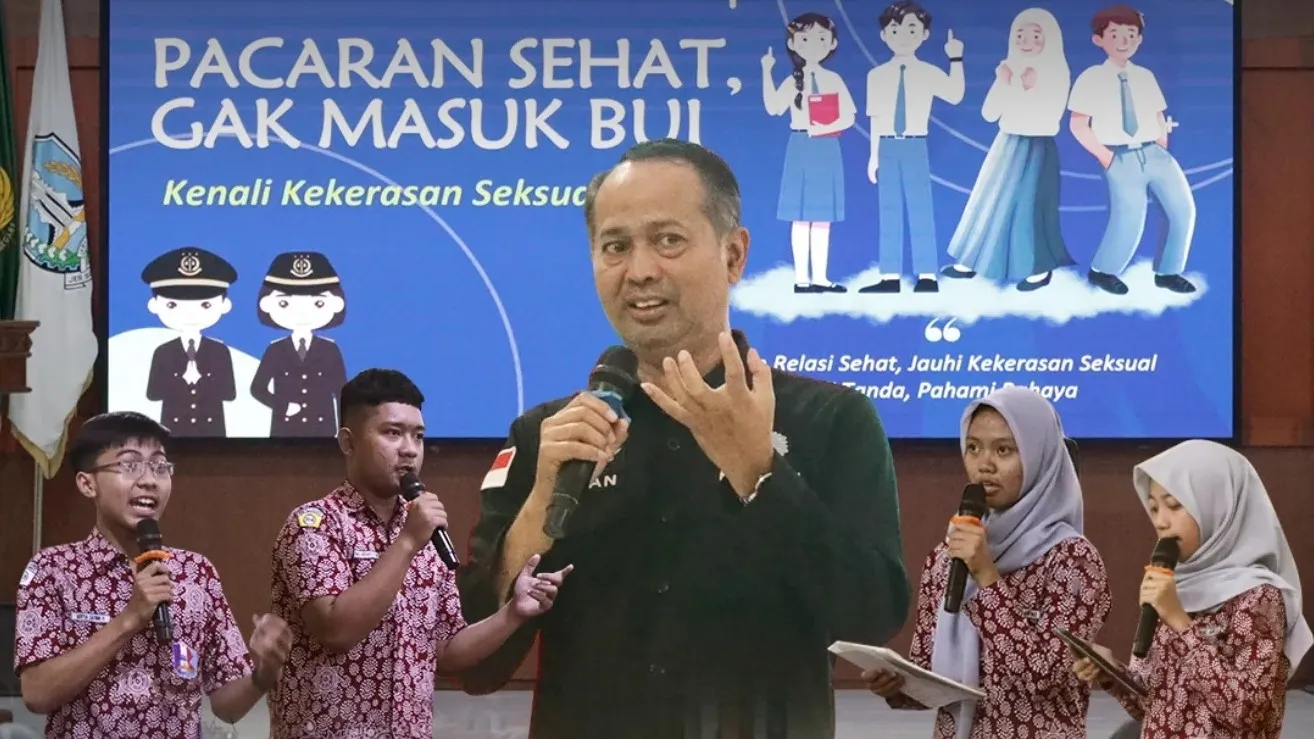 Jaksa Masuk Sekolah, Kasi Penkum Kejati Jatim Bekali Pelajar Pemahaman Pacaran Sehat dan Bahaya Kekerasan Seksual