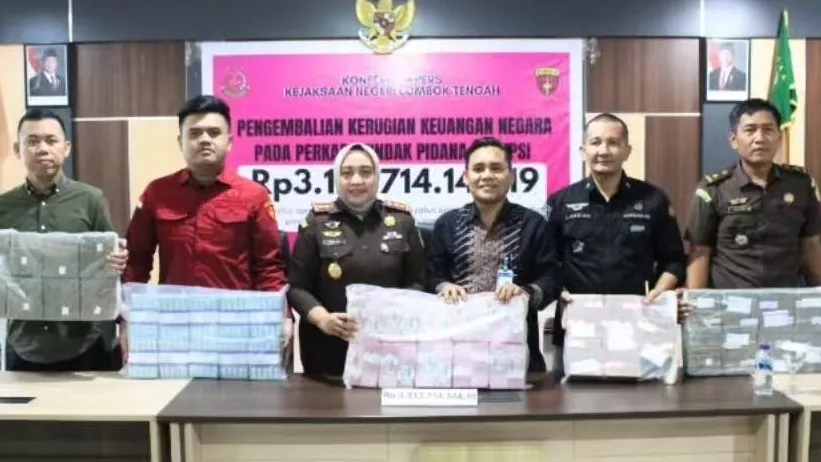 Kejari Lombok Tengah Selamatkan Keuangan Negara Senilai Rp3,11 Miliar