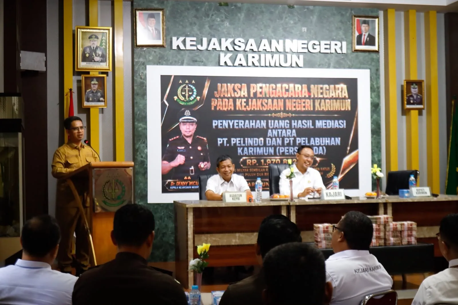 Mandek Selama 12 Tahun, Datun Kejari Karimun Selesaikan Sengketa Bagi Hasil PT Pelindo dan  BUMD