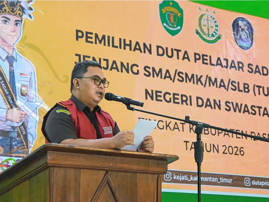 Kejari Paser Tetapkan 3 Juara Duta Pelajar Sadar Hukum tahun 2026