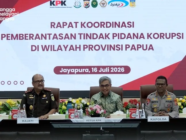 Rakor dengan KPK, Kejati Papua Tegaskan Komitmen Tuntaskan Penyidikan Perkara Korupsi