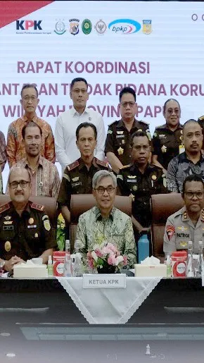 Rakor dengan KPK, Kejati Papua Tegaskan Komitmen Tuntaskan Penyidikan Perkara Korupsi