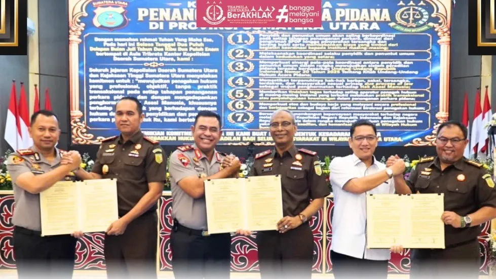 Kejati dan Polda Sumut Tandatangani Pakta Integritas untuk Memperkuat Sinergi Penegakan Hukum