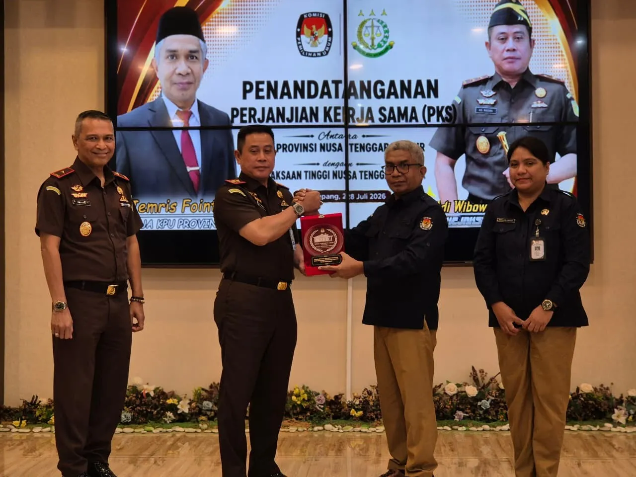Kejati NTT dan KPU Provinsi Jalin Kerja Sama untuk Perkuat Penyelenggaraan Pemilu Berintegritas