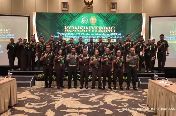 JAM PIDMIL Gelar Konsinyering Penyusunan Draf Peraturan Jaksa Agung tentang Administrasi Penanganan Perkara Koneksitas