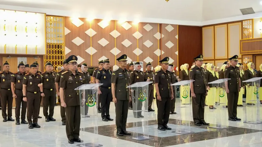 Kajati Sumsel Lantik Wakajati, 2 Pejabat Asisten dan 3 Kajari