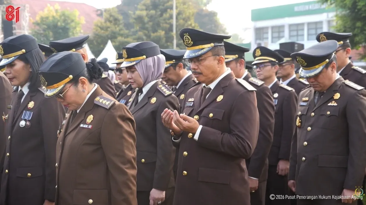 Upacara HUT ke-81 Kemerdekaan RI, Jaksa Agung Ajak Jajaran Adhyaksa Terus Berkarya Demi Indonesia Berdaulat, Adil, dan Makmur